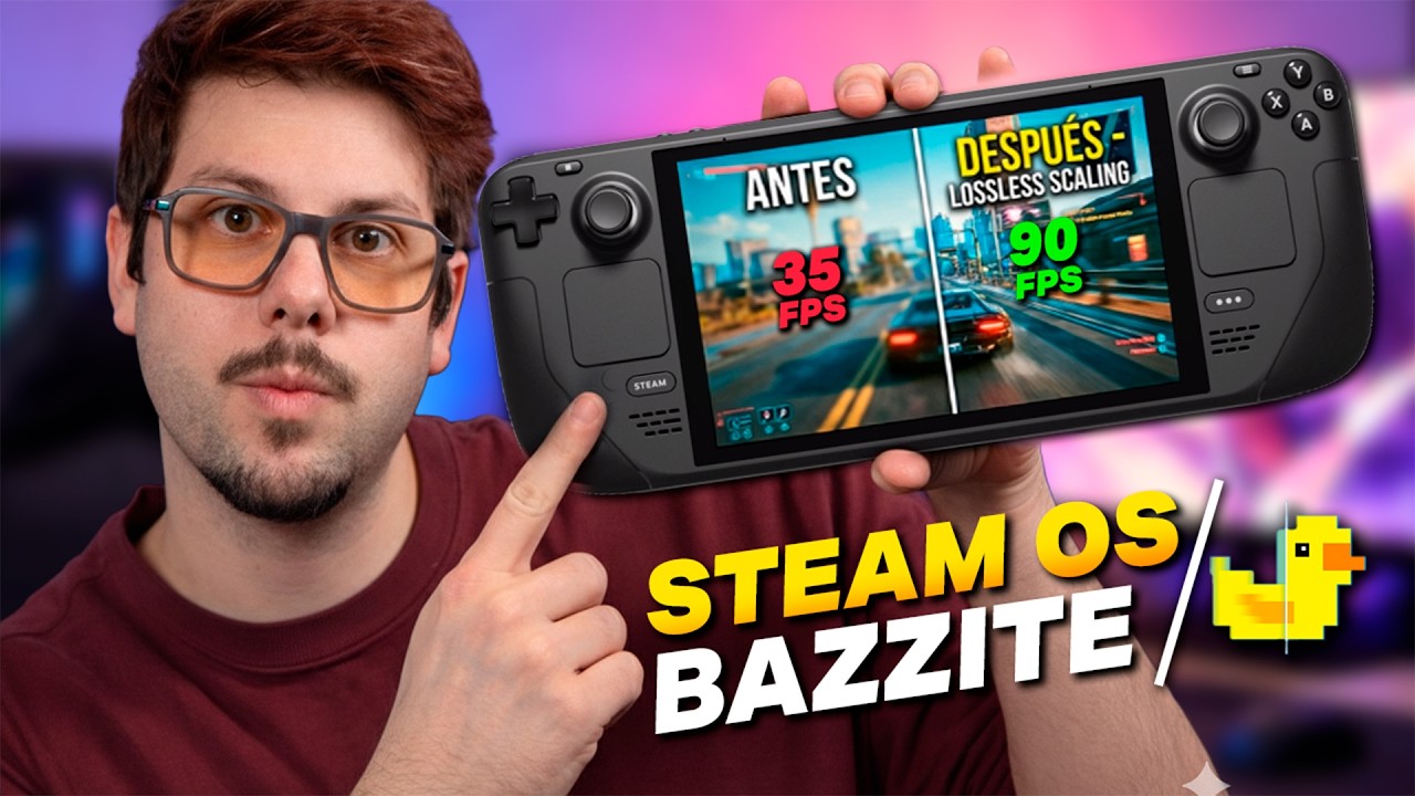 Cómo instalar y configurar Lossless Scaling en Steam Deck 2026 ✅