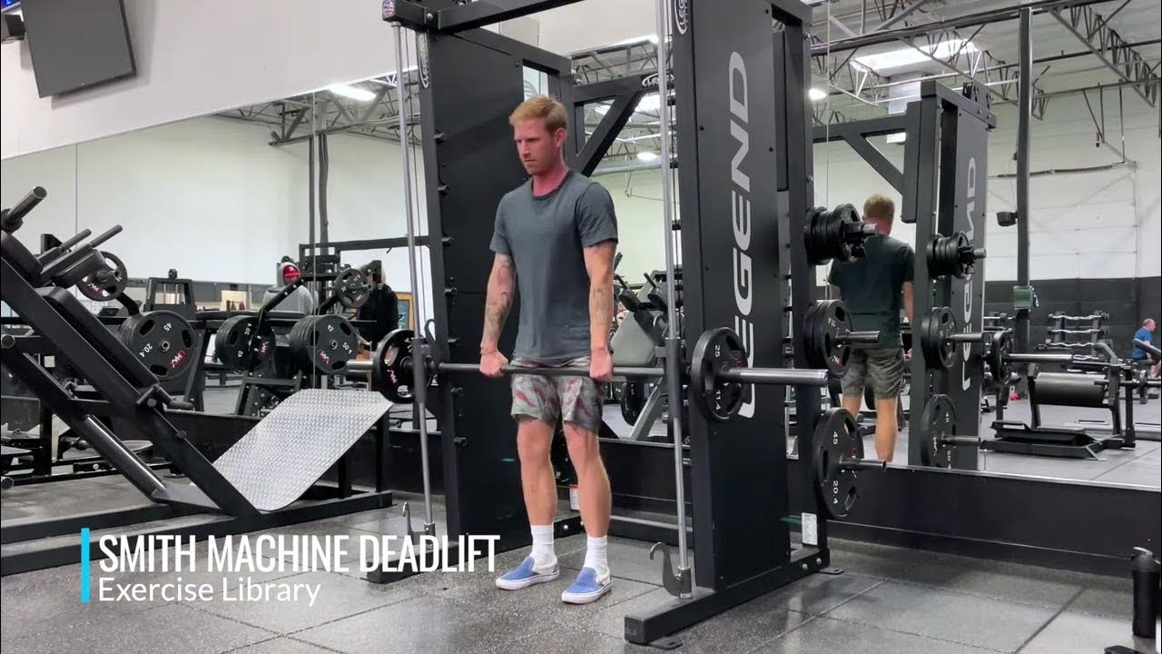Smith Machine Deadlift YouTube