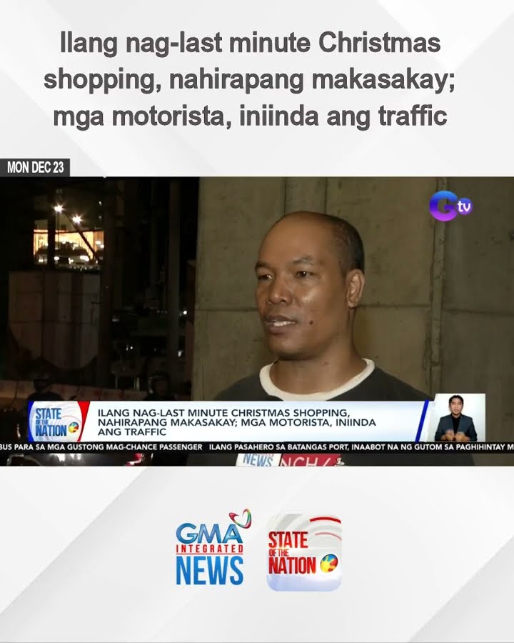 Ilang nag-last minute Christmas shopping, nahirapang makasakay | SONA