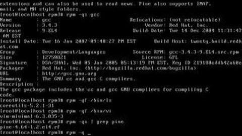 Linux Administration : Rpm Installation