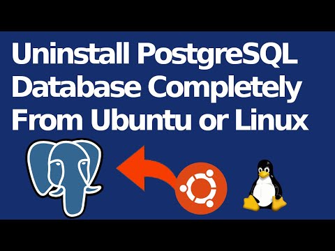 How to uninstall PostgreSQL Database Completely from Ubuntu 20.04 LTS or Linux