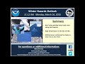 Winter Weather Outlook - March 16, 2015