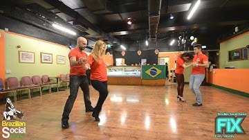 Brazilian Zouk demos after classes at FIX London Kleber & Anna  Arthur & Aiste