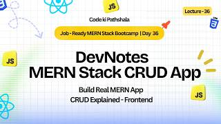 MERN Stack Project LIVE 🔥 | Update, Delete &amp; View Details (DevNotes CRUD App)