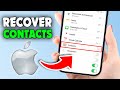 How To Recover Deleted Contacts on iPhone