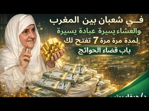 في شعبان فقط عبادة خفية بين المغرب والعشاء لمدة 7 أيام تغي ر قدرك وتفتح باب قضاء الحوائج