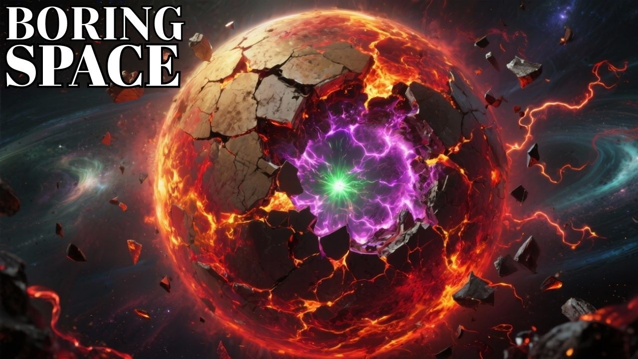 A Dying Star Just Revealed a Forbidden Element | Boring Space For Sleep