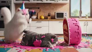 4 Cats, 1 Cake, Infinite Chaos 😭 #shorts