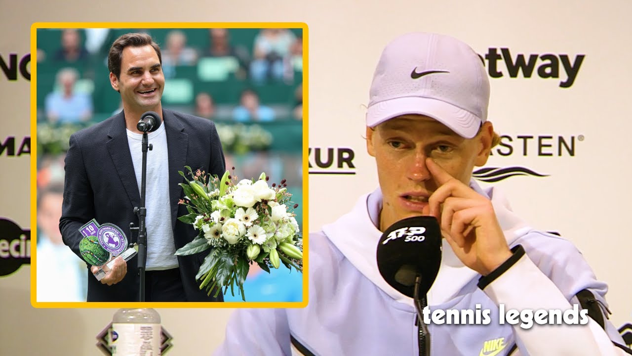 Jannik Sinner "I'm missing Roger Federer" - Halle 2023