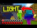 Minecraft Manhunt, But LIGHT Gives Me HEALTH...