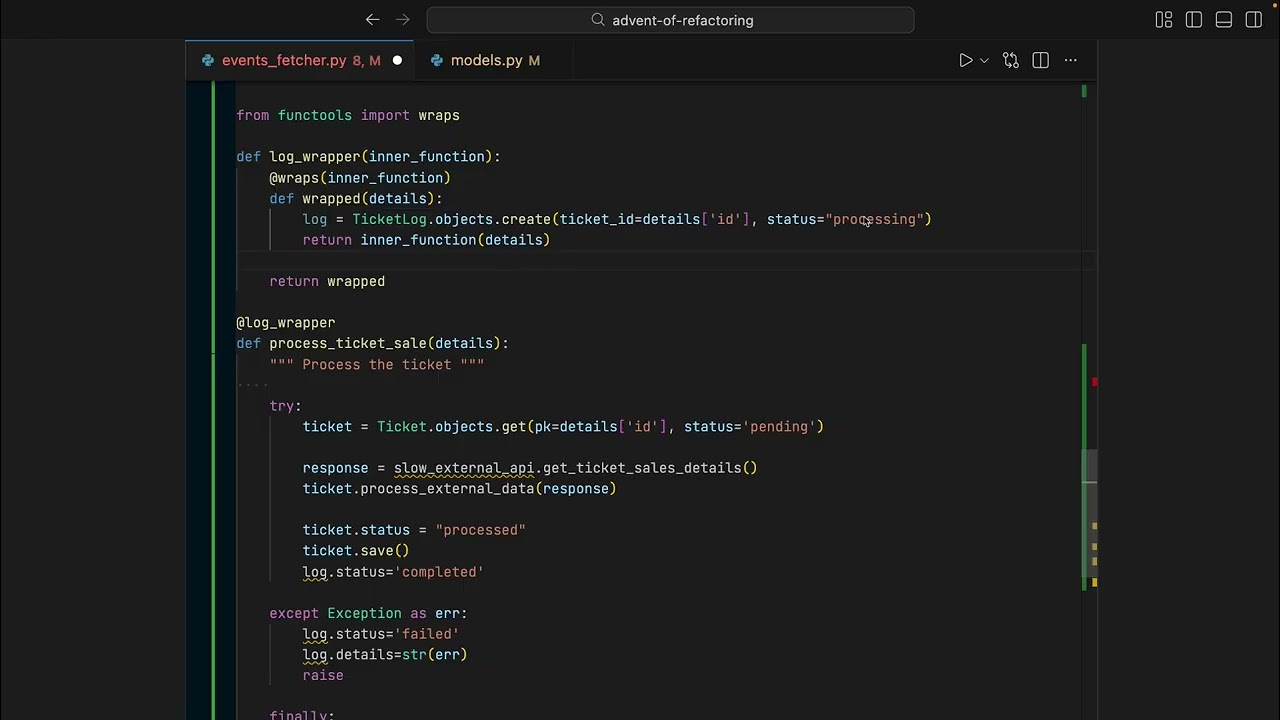 Advent of Refactoring #17 - python decorators and context managers