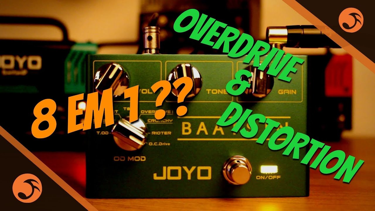 Pedal guitarra Joyo BAATSIN multi-mode overdrive versátil