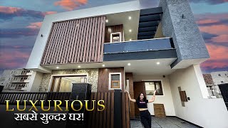 Inside a Brand New 200 yard 5 BHK Double Story House | House Sale in Mohali | 30*60 House Design