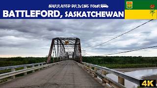 🌾 Battleford, Saskatchewan 🇨🇦 4K Drive