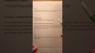 Mrbmath Cpb First Part Of Notes For Probability Of Multiple Events