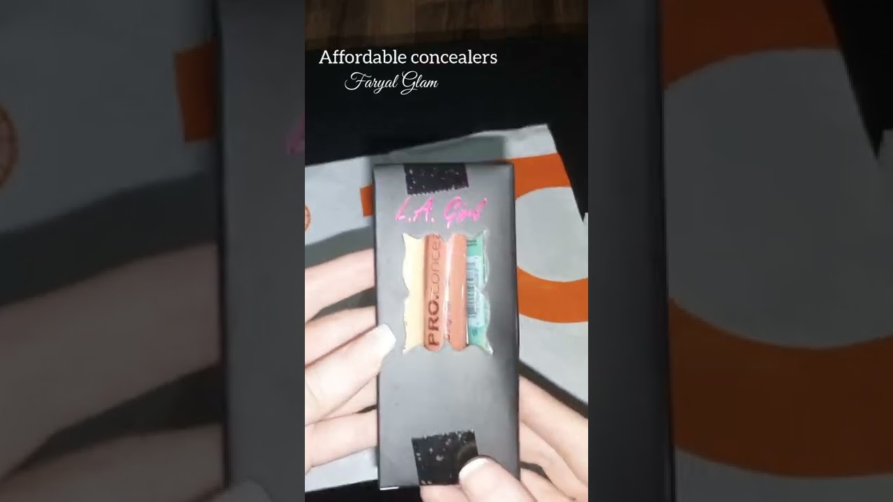 Affordable Concealers || Makeup unboxing || full coverage concealers || LA girl concealers 
