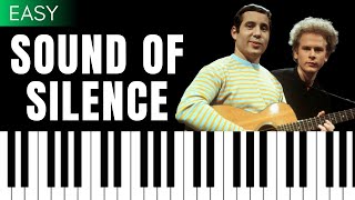 Simon & Garfunkel - Sound Of Silence| Beginner | Visualized Piano Tutorial