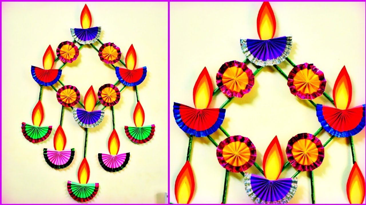 DIY Diwali Wall Hanging Decoration Idea Easy And Beautiful Diwali