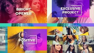 Clean Bright Opener - Free Modular Fashion Slides (Ae, Pr)