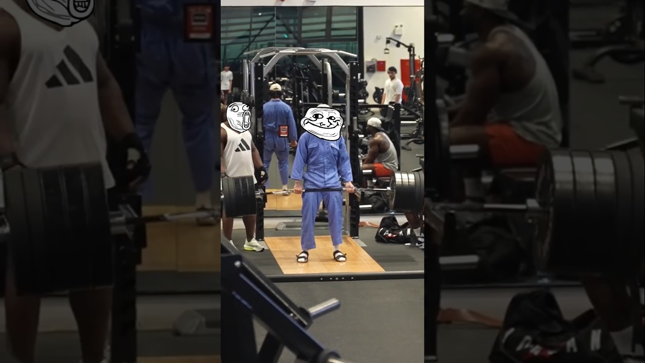 Anatoly Mop Deadlift Prank