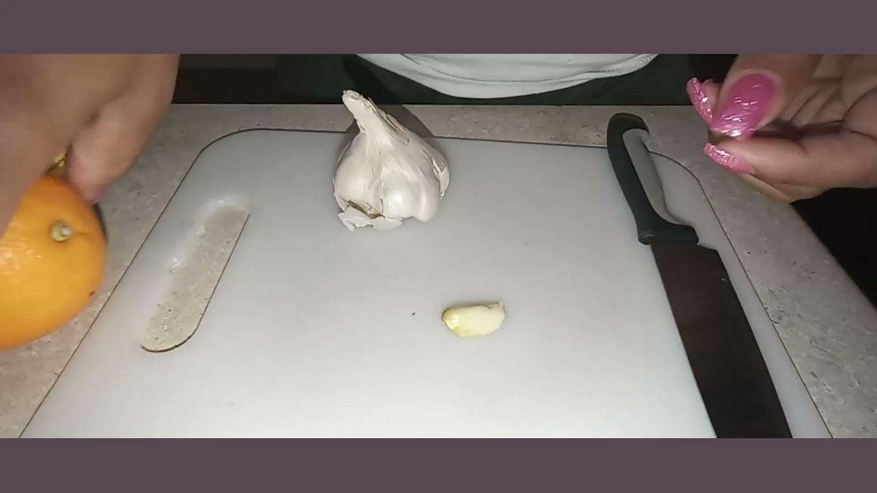 Apple cider vinegar+Garlic+Orange for cyst/fibroid? YouTube