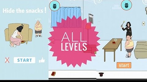 Hide the snacks walkthrough all levels