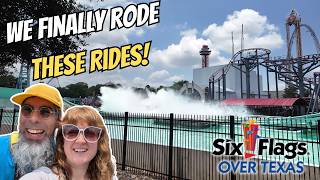 Finally experiencing these rides at Six Flags Over Texas!
