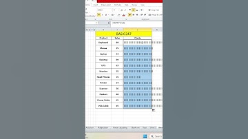 Excel REPT Function Hack You Should Know! 📊 #reels #excel #ytshorts