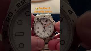 Setting Rolex Explorer 2 226570 Time , Date And Gmt Hand