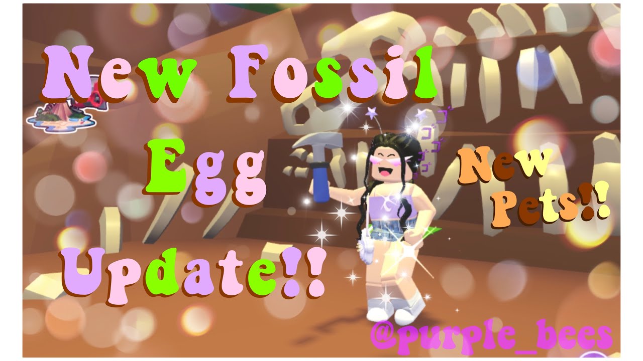 NEW FOSSIL EGG UPDATE IN ADOPT ME!!! | Purple_bees!