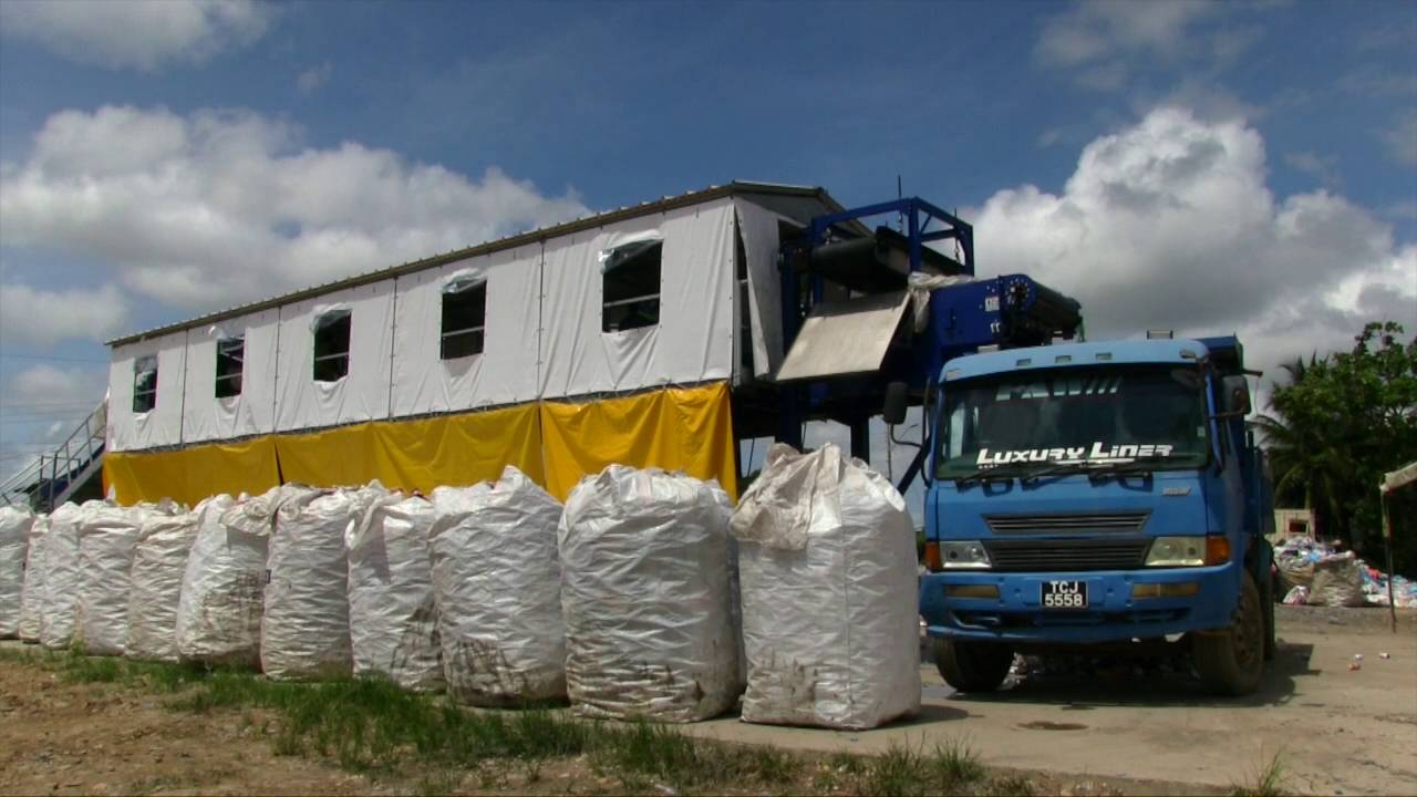 EDGE Shredder...Guannapo Landfill, Trinidad & Tobago YouTube