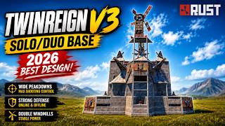 Rust 2026 Best SOLO/DUO Base Design - TWINREIGN V3