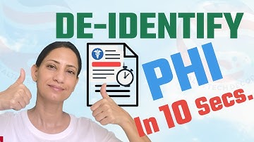 How to de-identify PHI in 10 seconds. This Simple Trick = HIPAA Safe