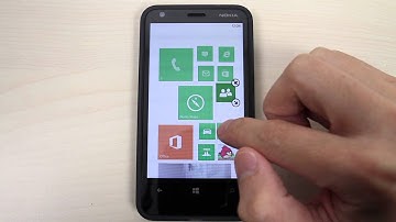 How to rearrange live tiles on Nokia Lumia 620