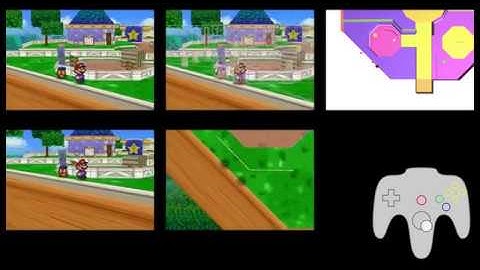Log Skip alternate camera angles - Paper Mario (N64)
