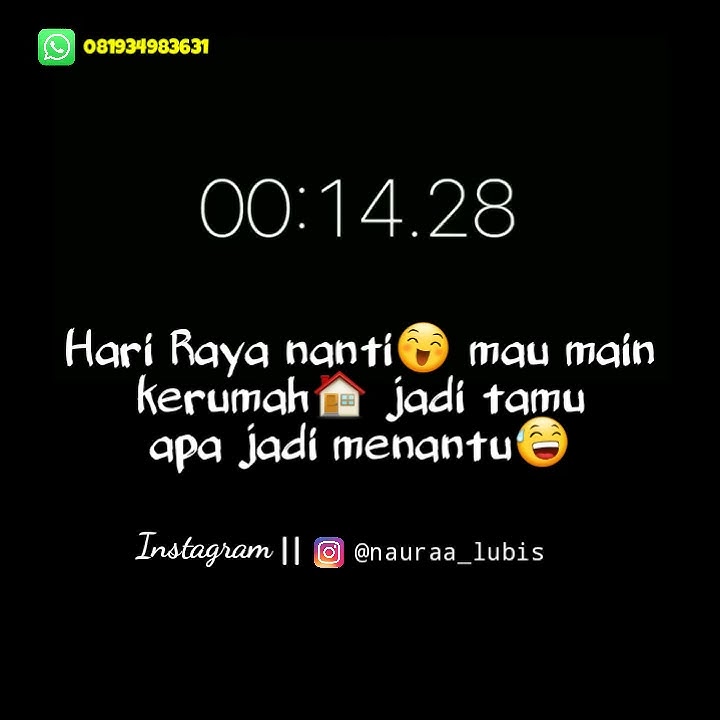 UPDATE...Kumpulan story Wa baru || versi Hari Raya Idul Fitri😇