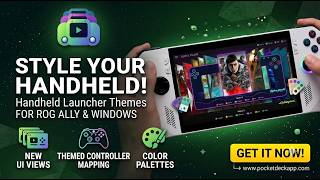 PocketDeck Game Launcher — 10 Single Colour Themes (ROG Ally / Legion Go / MSI Claw) screenshot 4