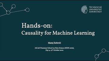 Hands-on: Causality for Machine Learning
