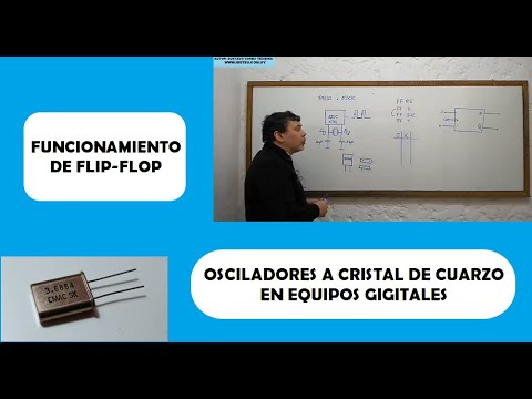 OSCILADOR A CRISTAL Y FUNCIONAMIENTO DE FLIP FLOP