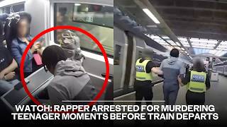 Eurostar arrest: Moment rapper arrested on Eurostar just minutes before fleeing UK over shooting