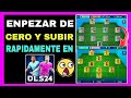 🤩COMO ENPEZAR DE 0 Y ASCENDER RAPIDAMENTE EN DLS 25 TENER A MESSI ,CR7, MBAPE