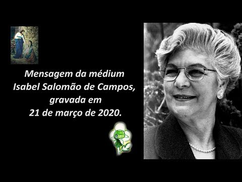 Orientação Espiritual para o momento que o Brasil vive -- com a médium Isabel Salomão de Campos.