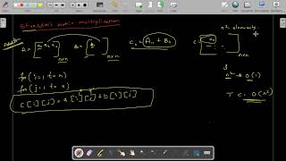 Strassen's Multiplication