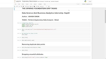 The Sparks Foundation Task 3: Exploratory Data Analysis