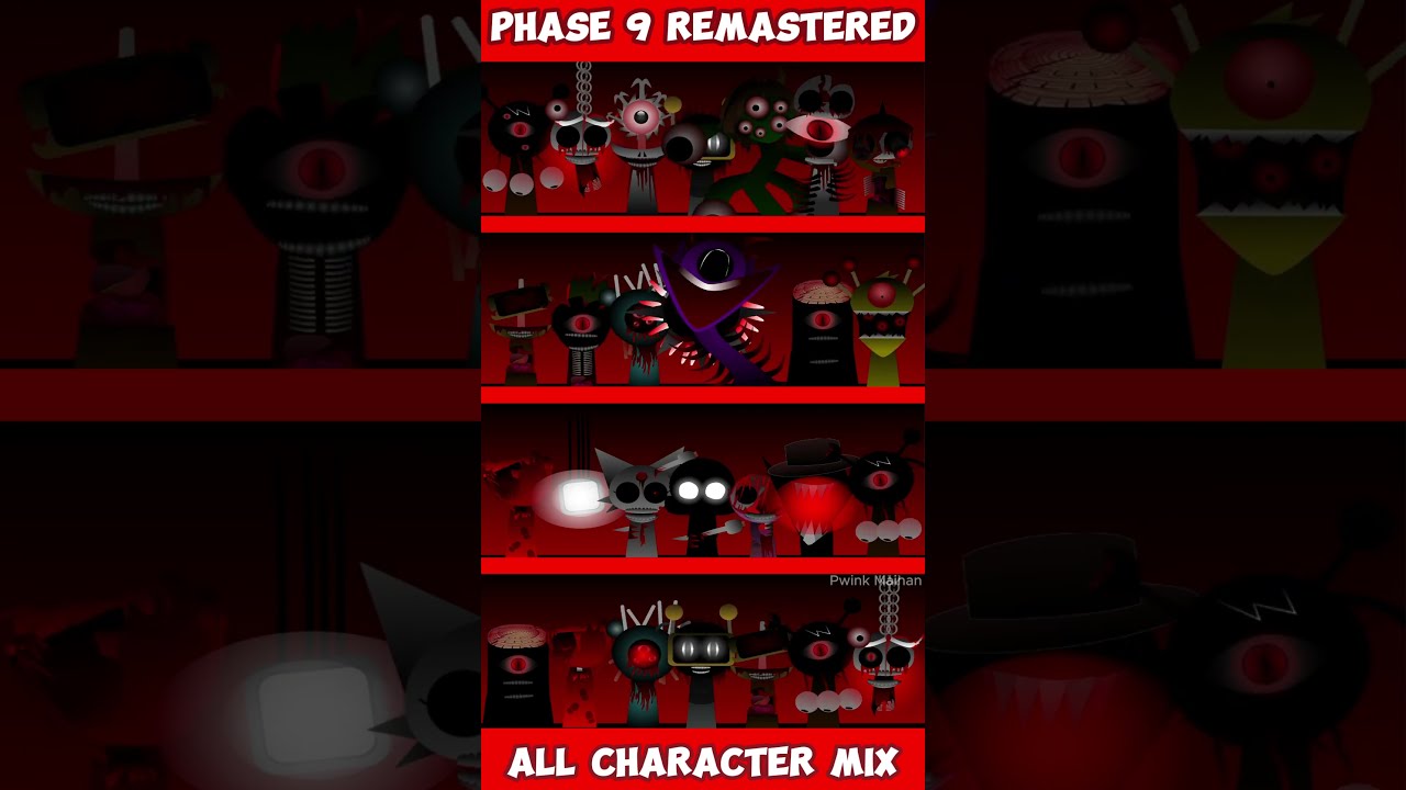 Phase 9 Remastered Incredibox Sprunki All Character Reactions