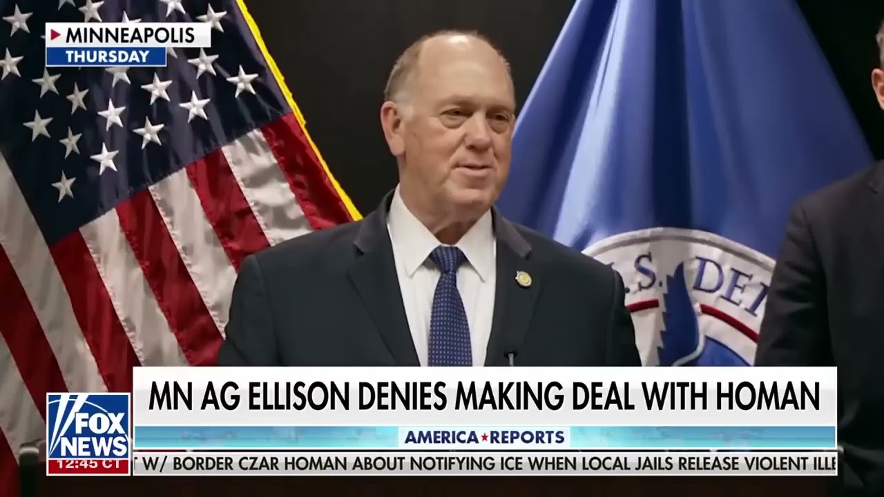 Minnesota AG DENIES making deal with Tom Homan