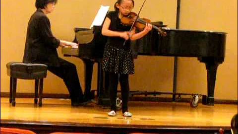 Josephine Kim in Rieding Violin Concerto in G major op.24 3rd Mvmt. 8 year old
