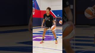 Details with WNBA players Allisha Gray and Naz Hillmon.. #basketballtraining #basketball #wnba