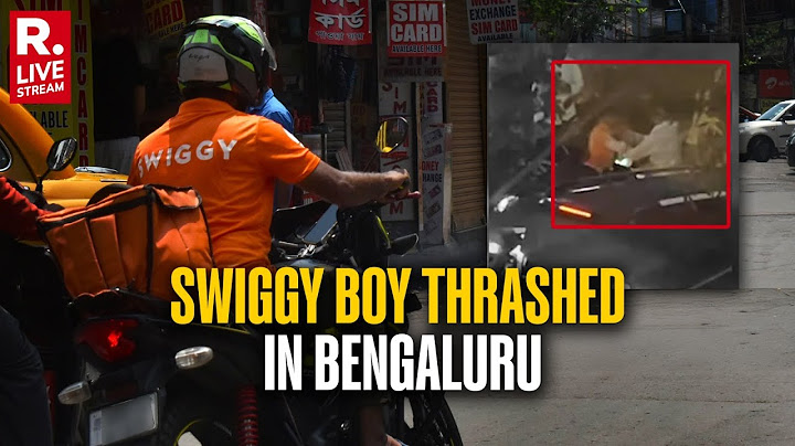 LIVE: Swiggy Delivery Boy Thrashed For Stopping At Red Light | Bengaluru