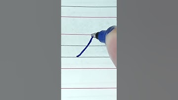 How to write small letter l | Cursive writing a to z #cursivewriting #handwriting  #shorts